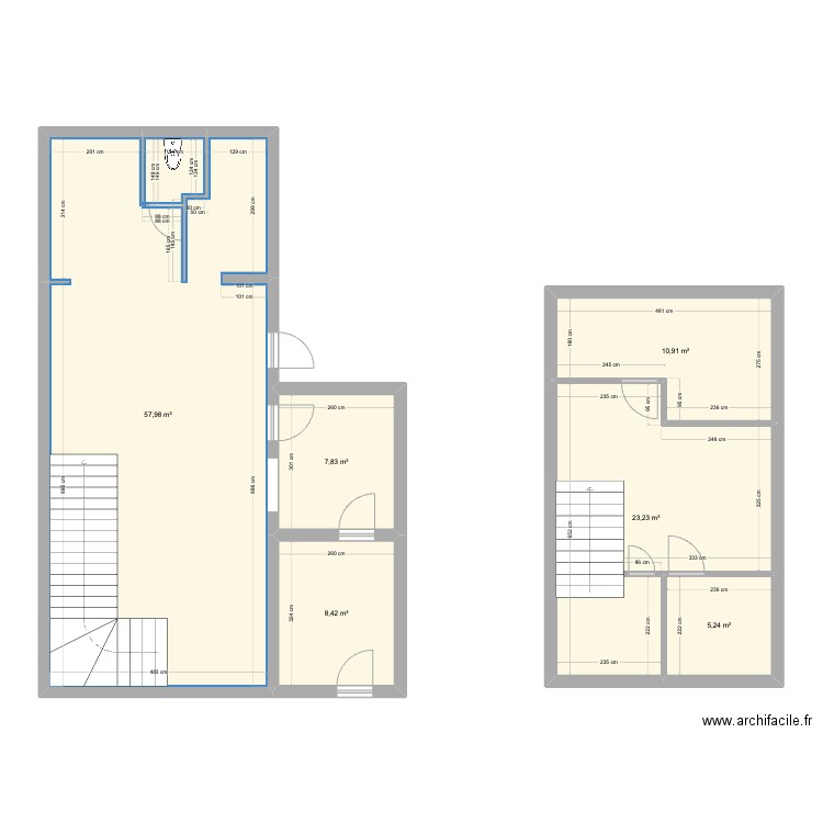 MC Chloé Initial. Plan de 6 pièces et 114 m2