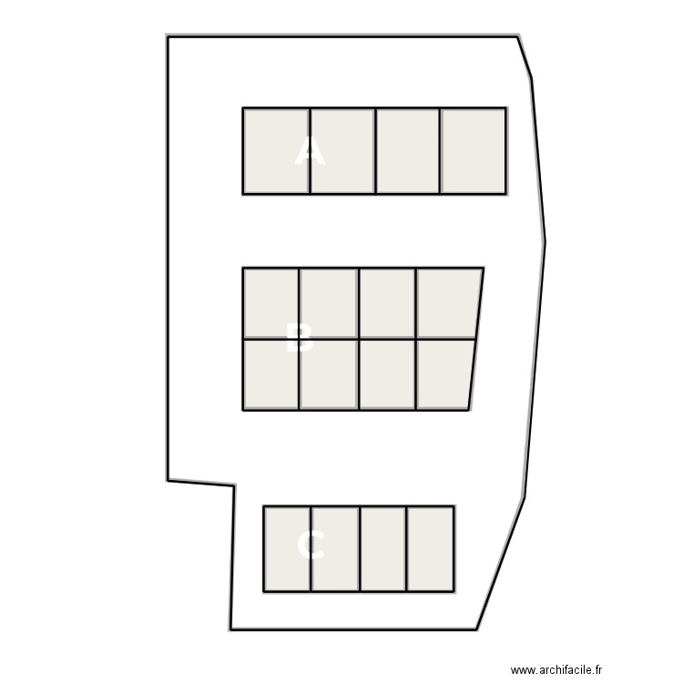 46485. Plan de 15 pièces et 1315 m2