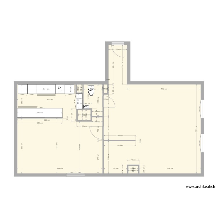 Bussy marion base 8. Plan de 6 pièces et 69 m2