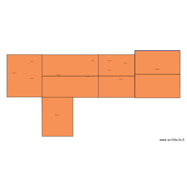 farrandu3. Plan de 12 pièces et 126 m2