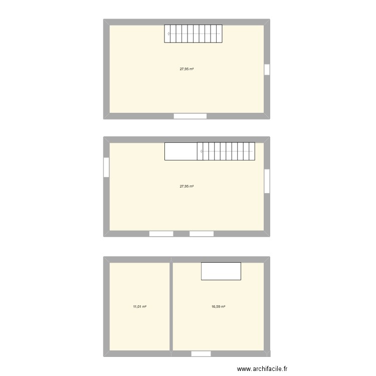 PRUNU. Plan de 4 pièces et 84 m2