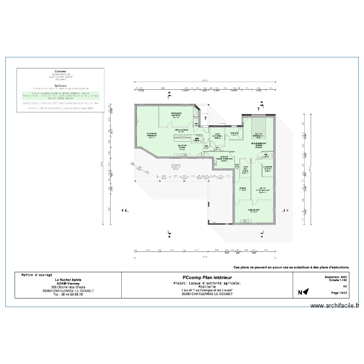 chatu. Plan de 0 pièce et 0 m2