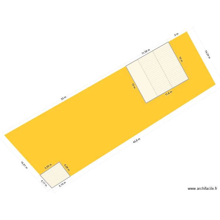 plan de masse 3. Plan de 2 pièces et 137 m2