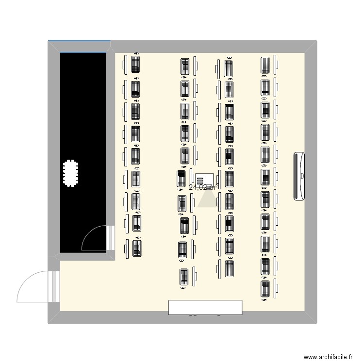 salle informatique. Plan de 0 pièce et 0 m2