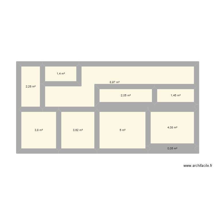 CCB Atelier electrique. Plan de 10 pièces et 33 m2