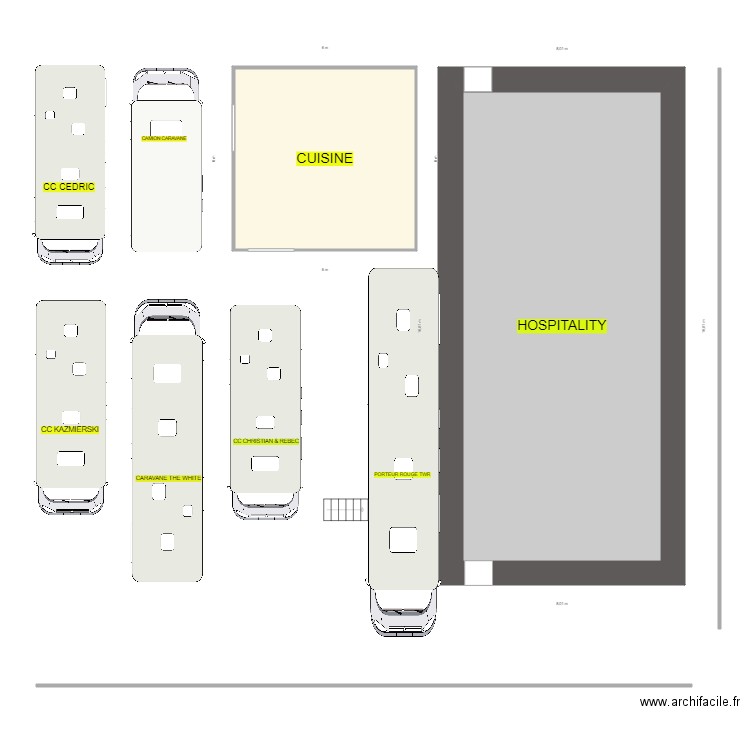 PLAN PADDOCK V3. Plan de 2 pièces et 132 m2