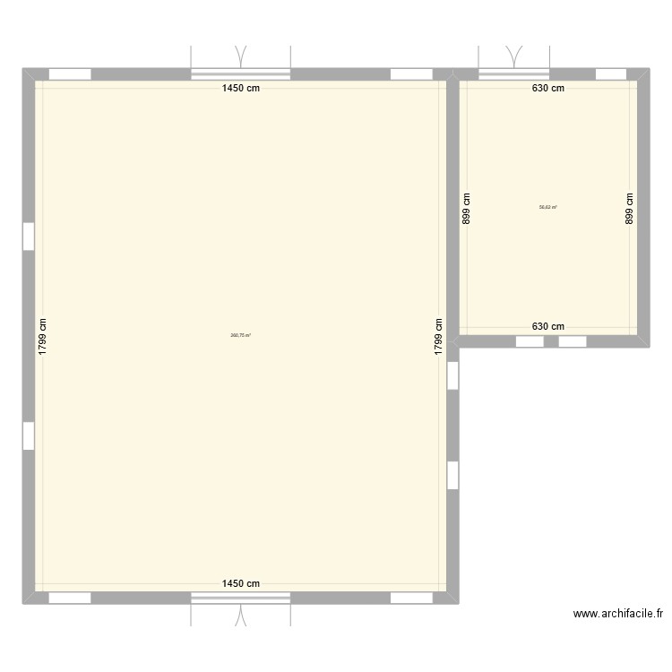 plan de base ferme de javernac 1. Plan de 2 pièces et 317 m2