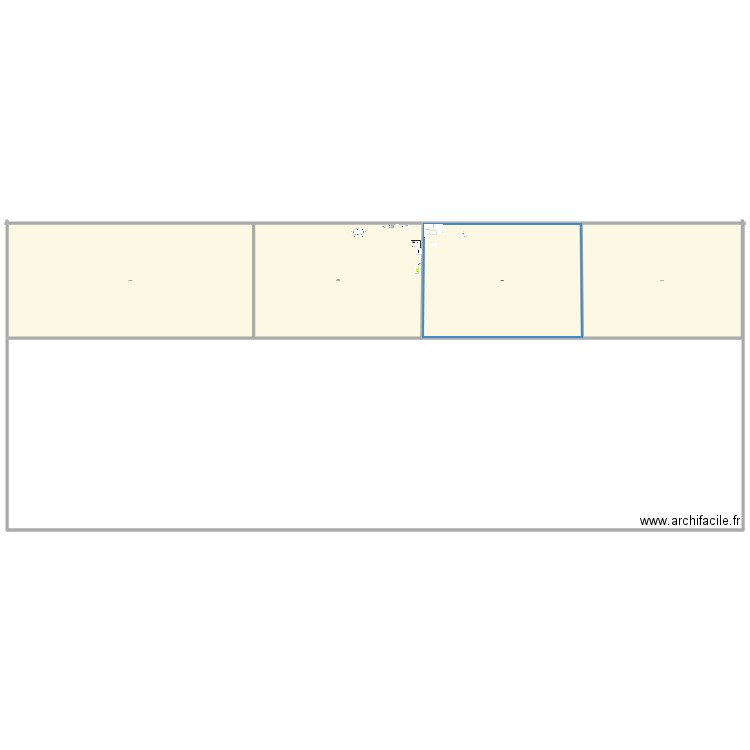 maison. Plan de 4 pièces et 2863 m2