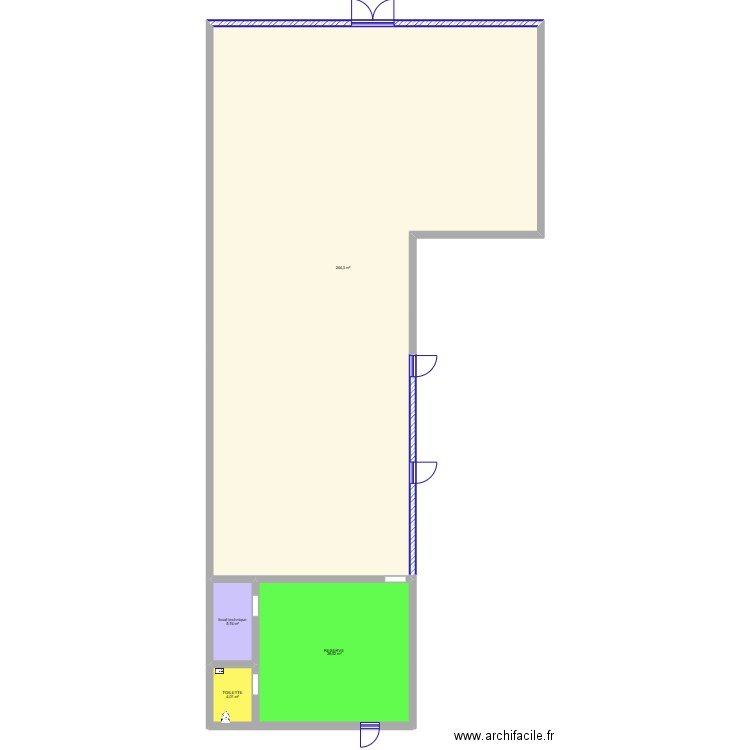 plan montelimar. Plan de 4 pièces et 293 m2