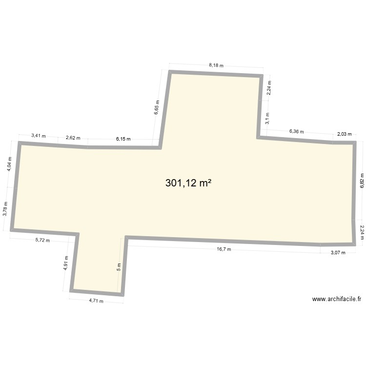 le grand chêne matignon. Plan de 1 pièce et 301 m2