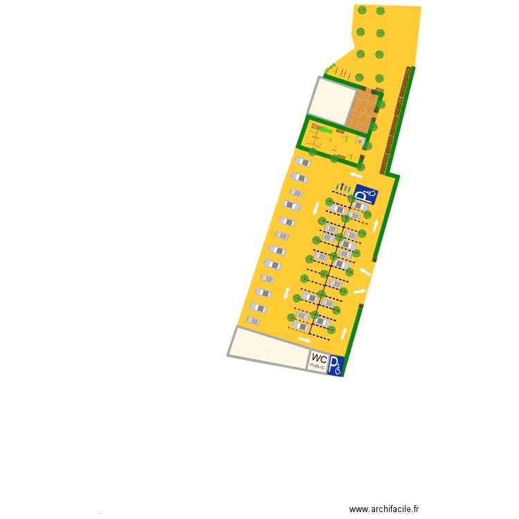 blot blot 4. Plan de 3 pièces et 202 m2