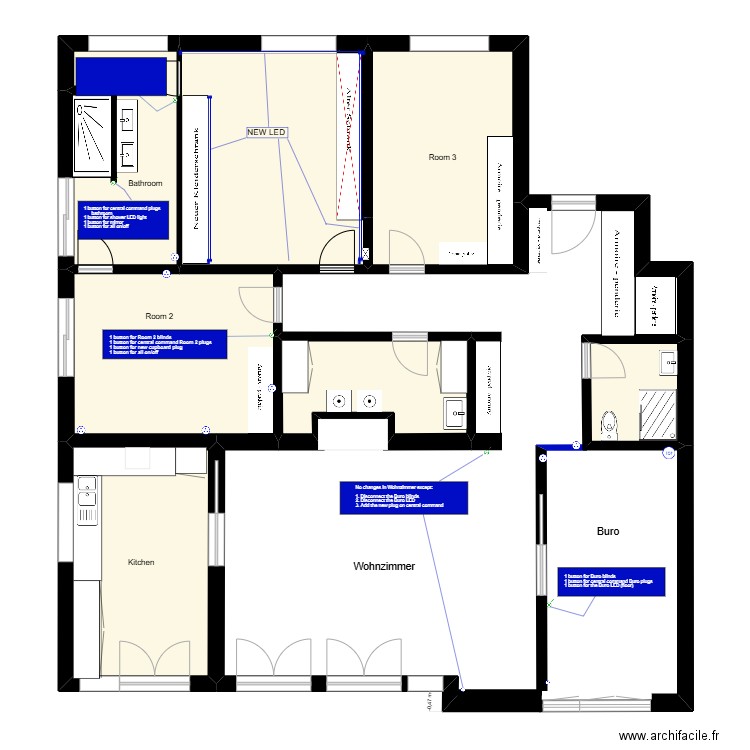 20250225_Burgweid_Master bedroom. Plan de 7 pièces et 93 m2