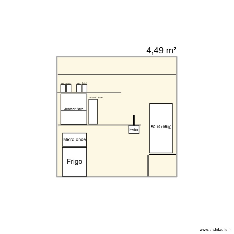 Production - Chiado. Plan de 1 pièce et 4 m2