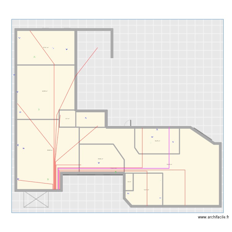 plan miellerie1. Plan de 9 pièces et 253 m2