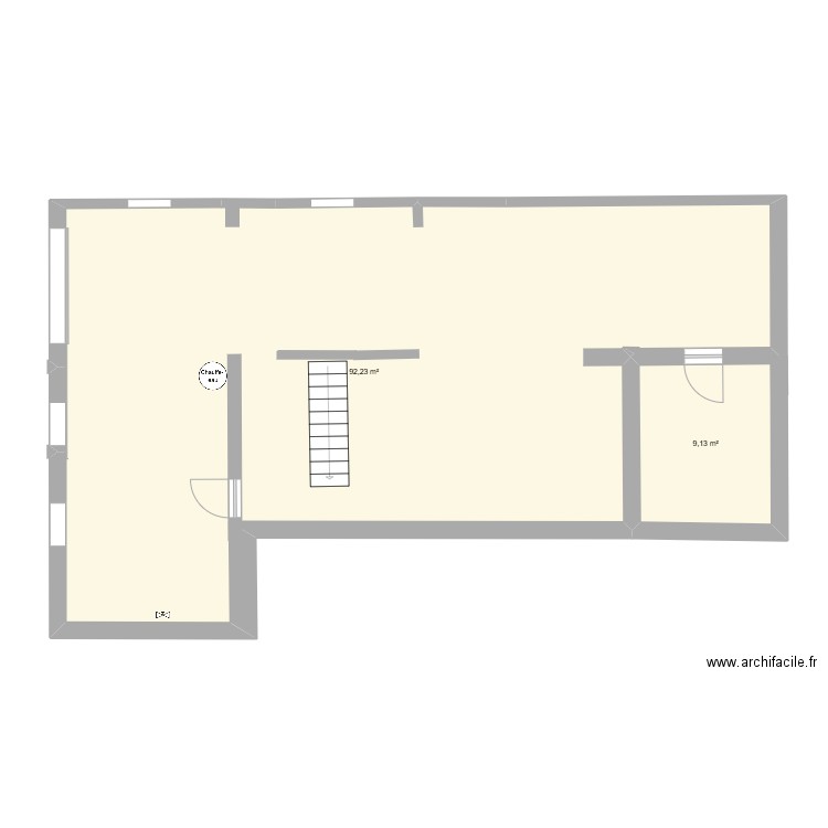 SOUS SOL 3. Plan de 2 pièces et 101 m2