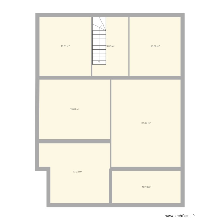 maison_BC_3. Plan de 7 pièces et 77 m2