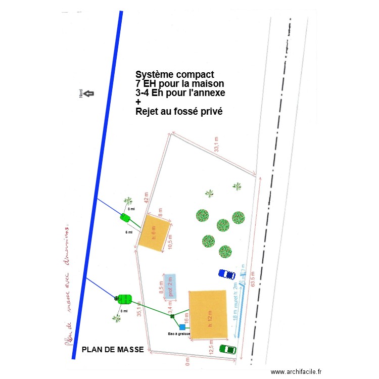 GAUZINS. Plan de 0 pièce et 0 m2