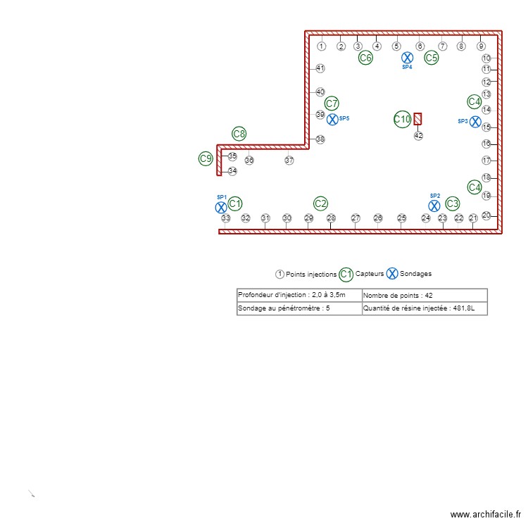 mourre. Plan de 0 pièce et 0 m2