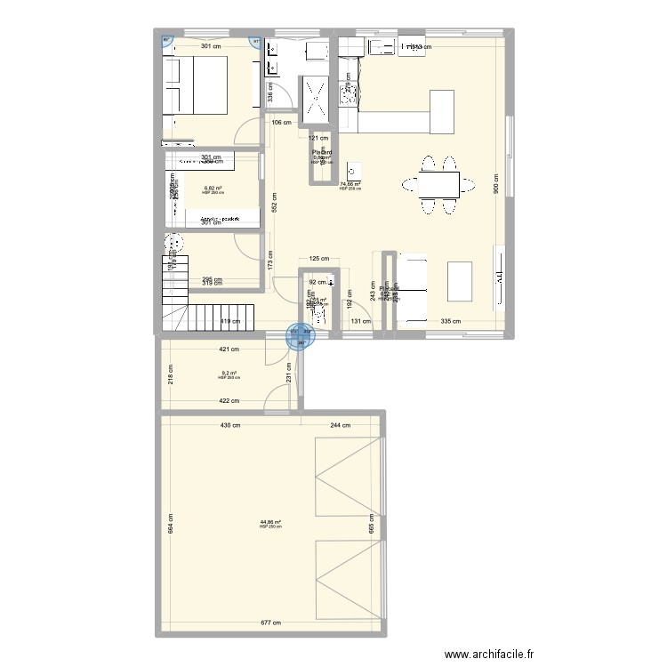 plan maison décembre 2024. Plan de 7 pièces et 140 m2