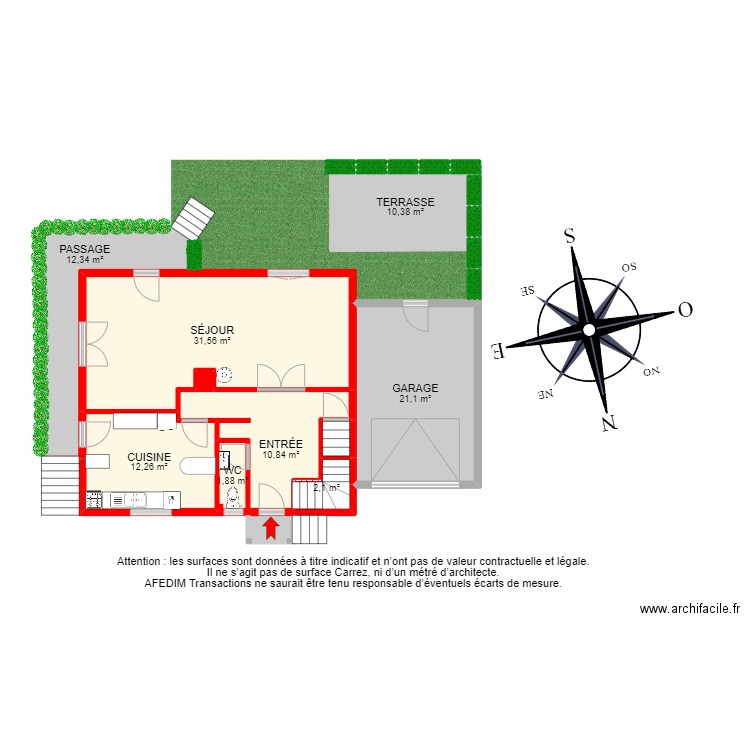 BI23461 -. Plan de 28 pièces et 227 m2