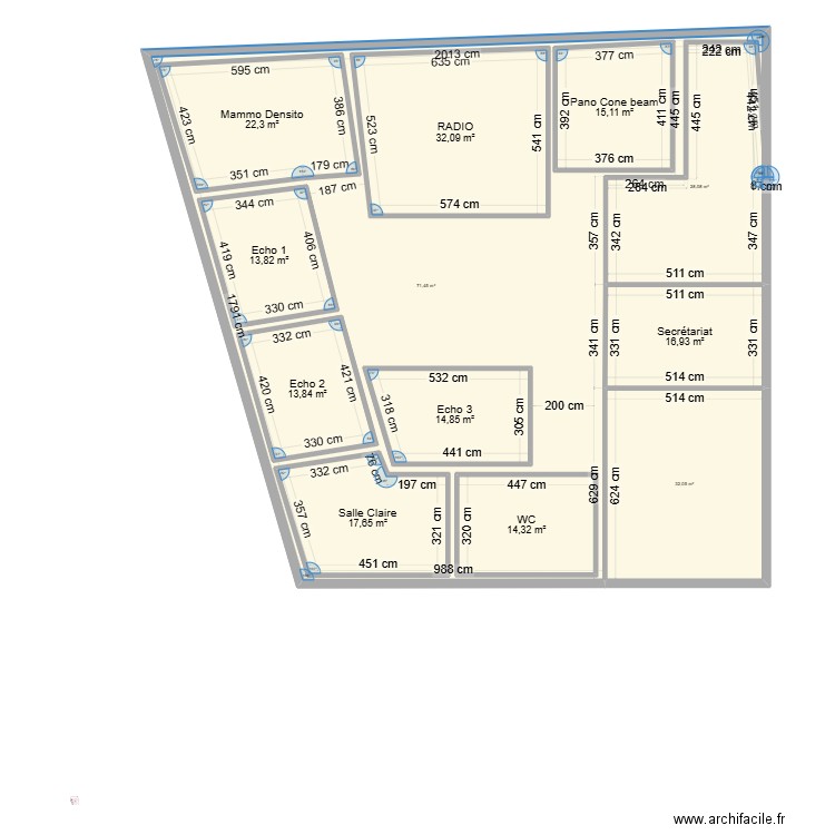 GREASQUE. Plan de 12 pièces et 450 m2