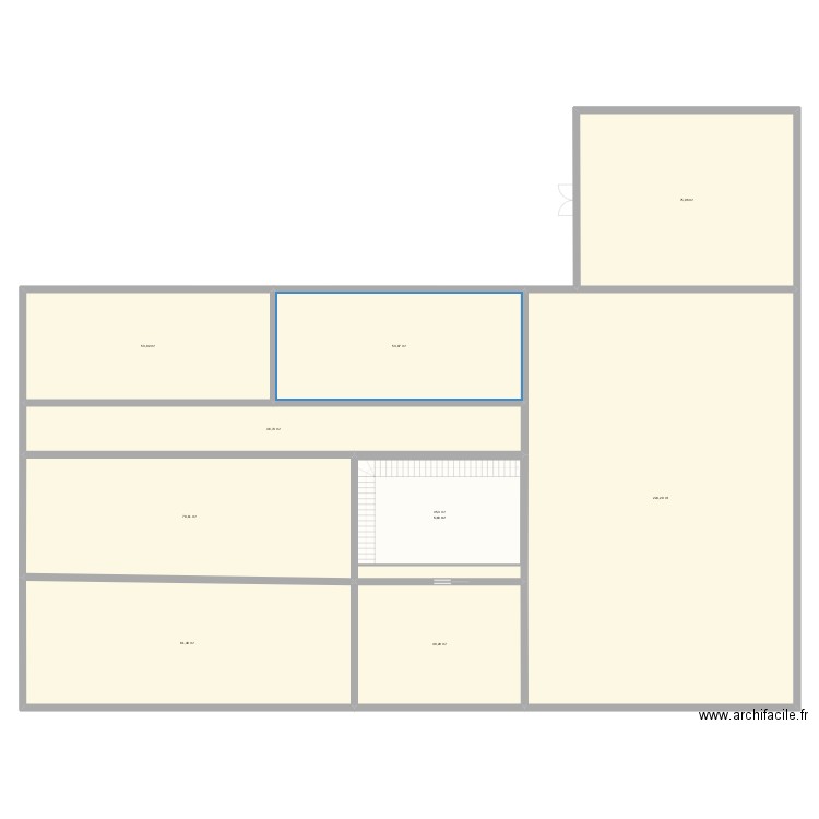 albertinette. Plan de 19 pièces et 1428 m2