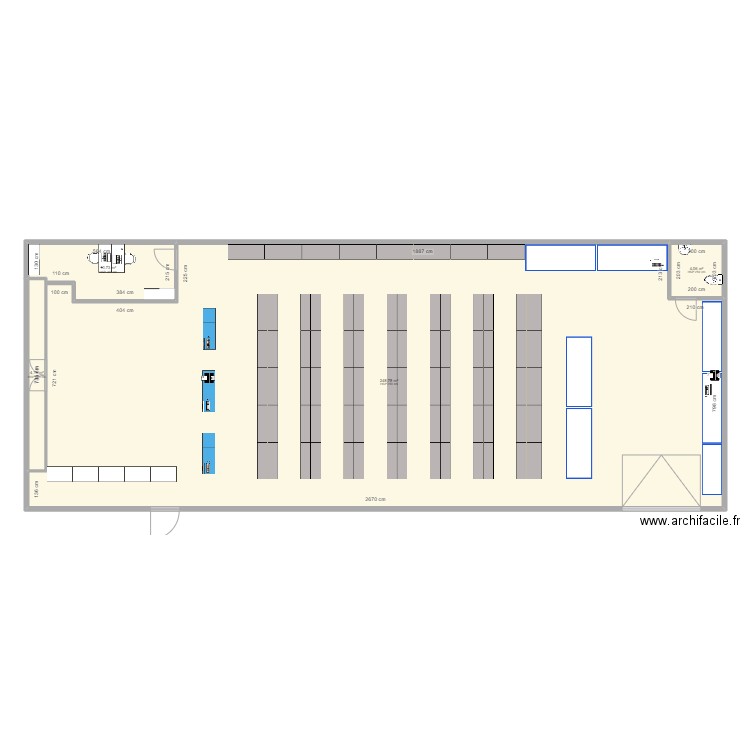 Thionville. Plan de 4 pièces et 268 m2