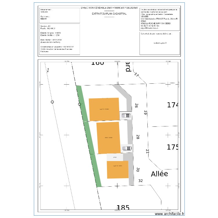 NESMY - zac de la vrignaie tranche 5. Plan de 0 pièce et 0 m2