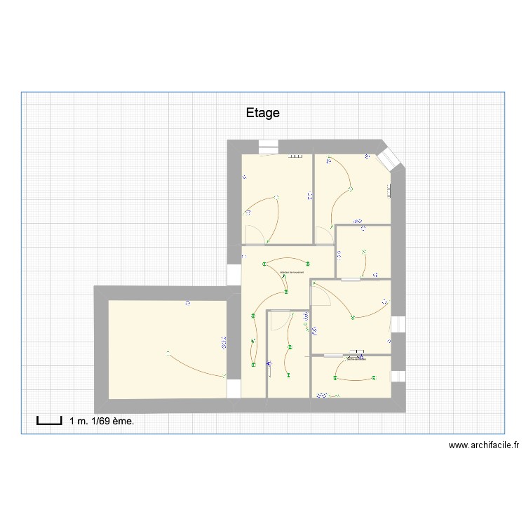 elles étage . Plan de 0 pièce et 0 m2