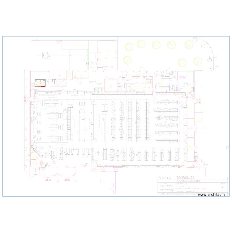 Echirolles. Plan de 1 pièce et 9 m2