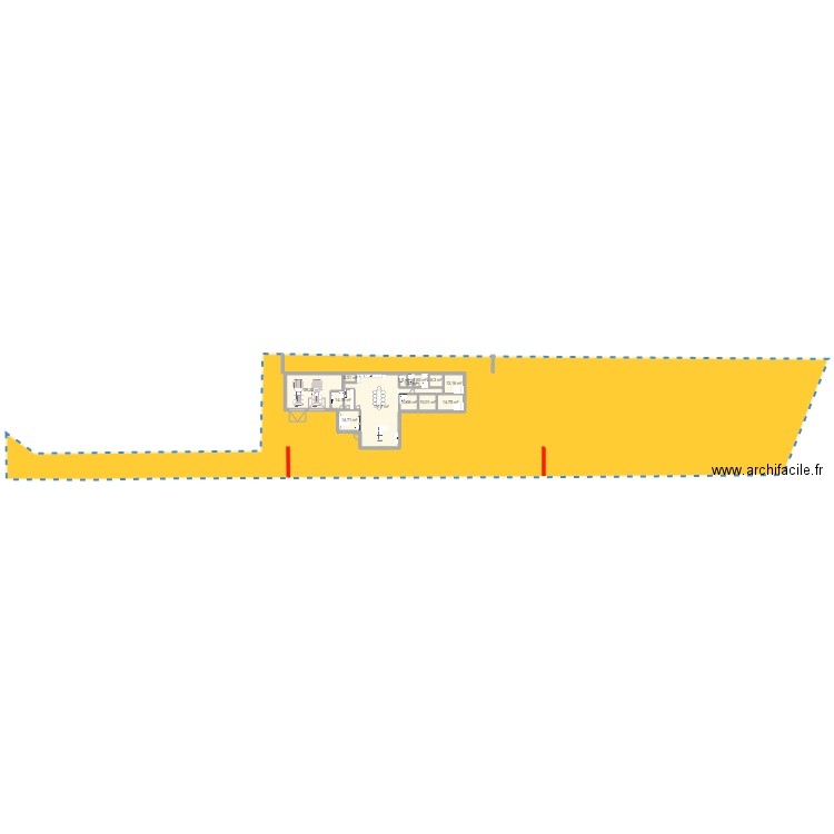 depart 2. Plan de 13 pièces et 270 m2