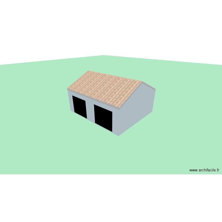 ty new 3d. Plan de 1 pièce et 43 m2