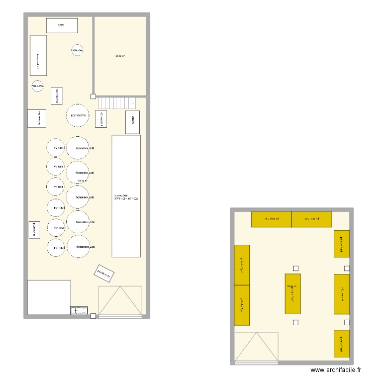 BV carmine 1. Plan de 3 pièces et 254 m2