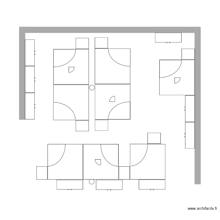 Open space RDM. Plan de 0 pièce et 0 m2