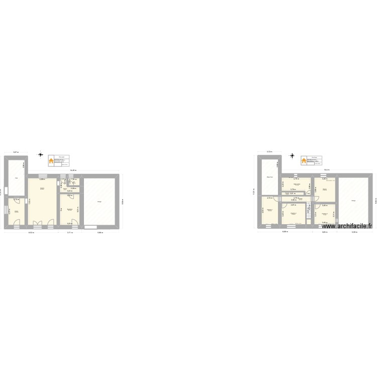 Primarette. Plan de 17 pièces et 248 m2