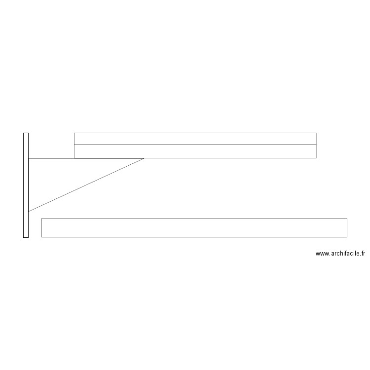 projection latérale Gunvor. Plan de 0 pièce et 0 m2