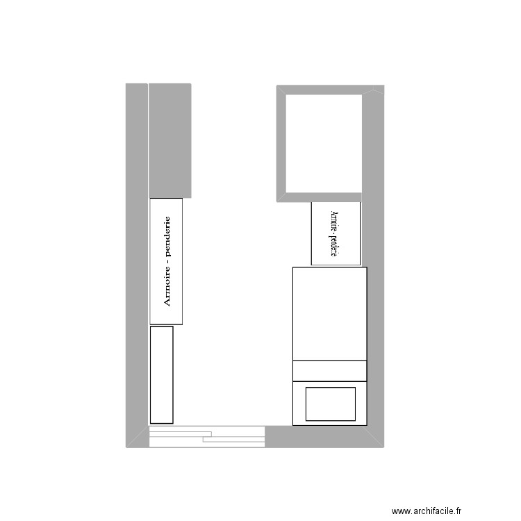 petite chambre acaciac. Plan de 0 pièce et 0 m2