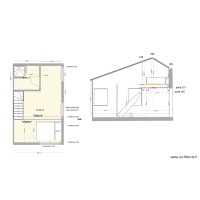 studio V2 Mezzanine plan hauteur