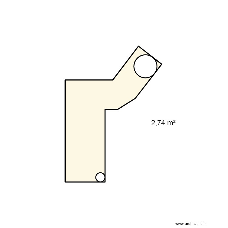 Plan Travail Cuisine Ax 2. Plan de 1 pièce et 3 m2