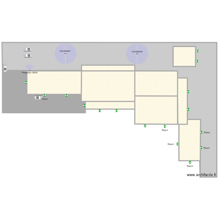 Poindimié. Plan de 15 pièces et 4027 m2