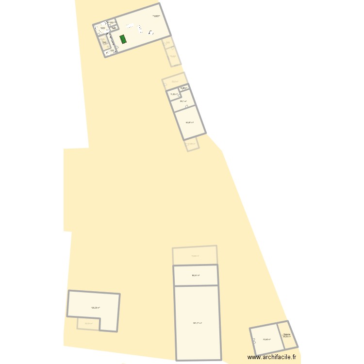 st maurice. Plan de 46 pièces et 2009 m2