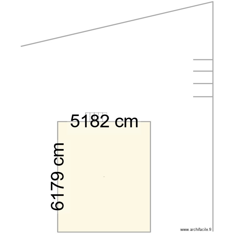 moi. Plan de 1 pièce et -1093 m2