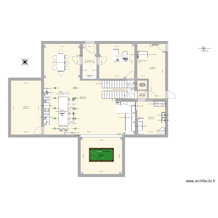 RDC - Franière. Plan de 0 pièce et 0 m2