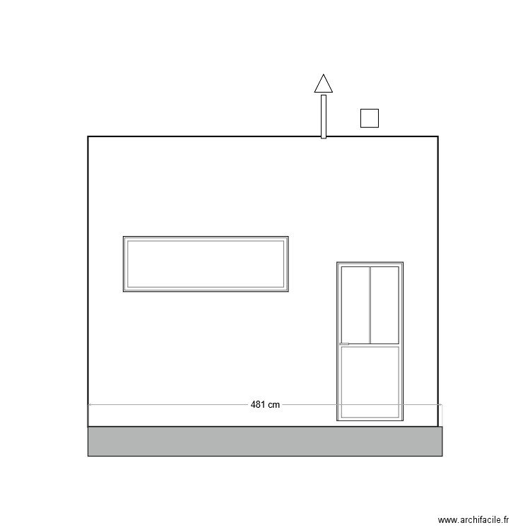 façade maisonette vue de la voie privée. Plan de 0 pièce et 0 m2