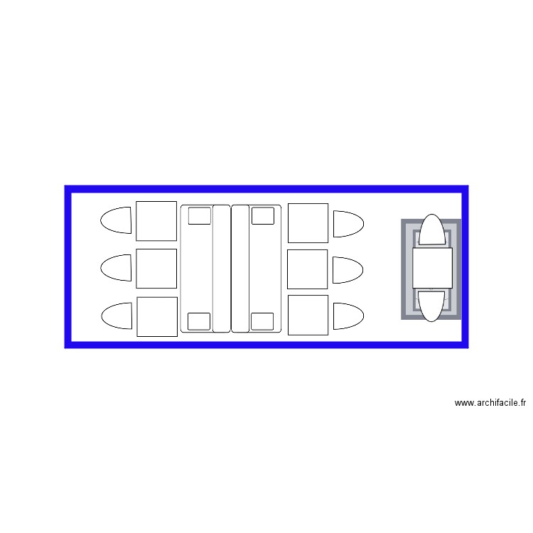 conteneur 3. Plan de 1 pièce et 13 m2