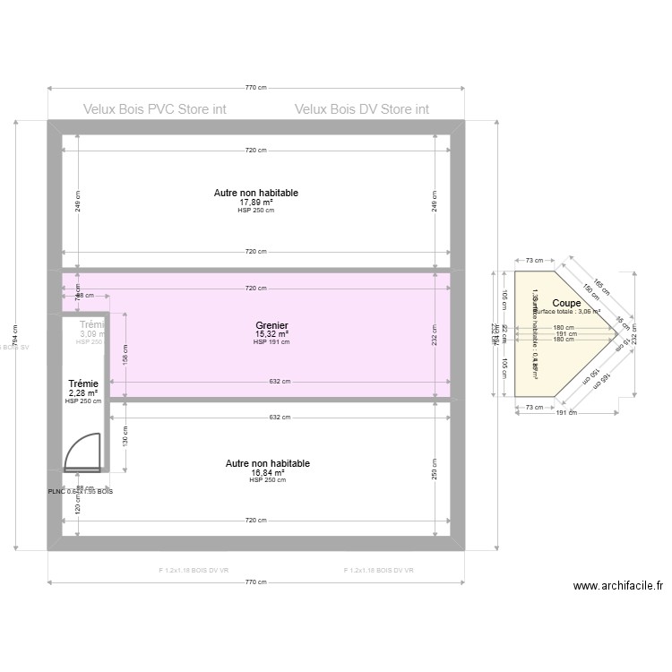 ML24014235. Plan de 22 pièces et 221 m2