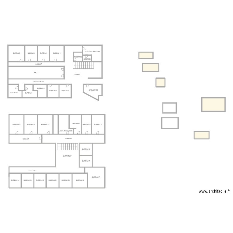 ALMA. Plan de 39 pièces et 115 m2