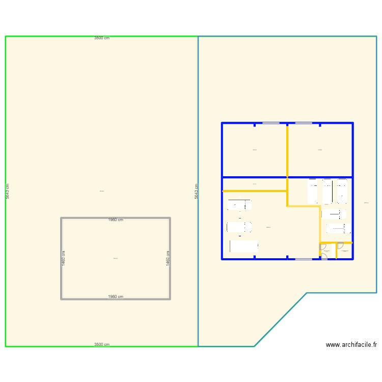 SERVAIS V5. Plan de 10 pièces et 4484 m2