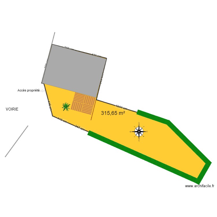 cadastre aménagement ext. Plan de 0 pièce et 0 m2