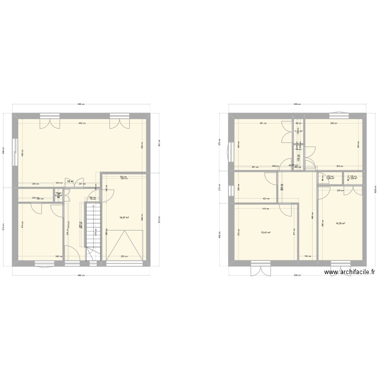 Maison Toulouges. Plan de 9 pièces et 152 m2